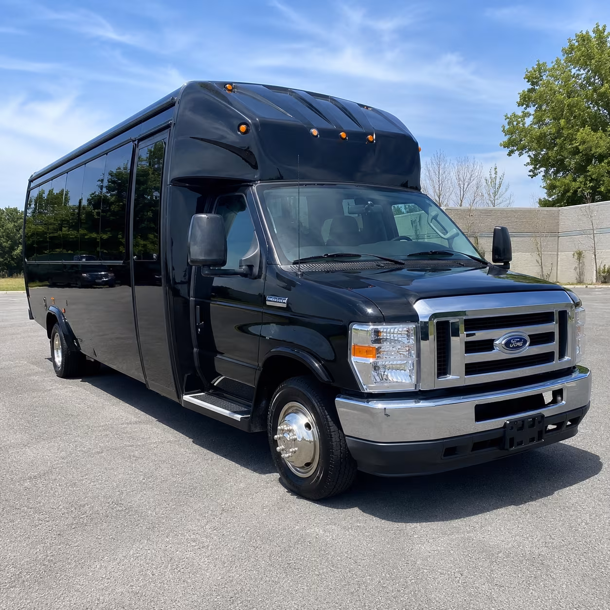 Aurora aurora concert party bus rental party bus exterior