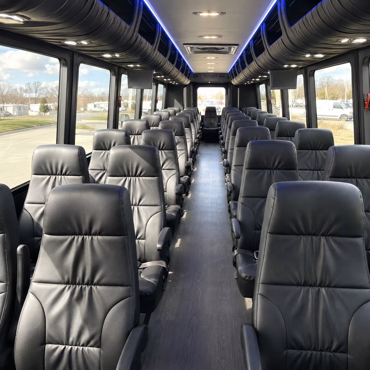 Aurora aurora corporate event party bus rental party bus exterior