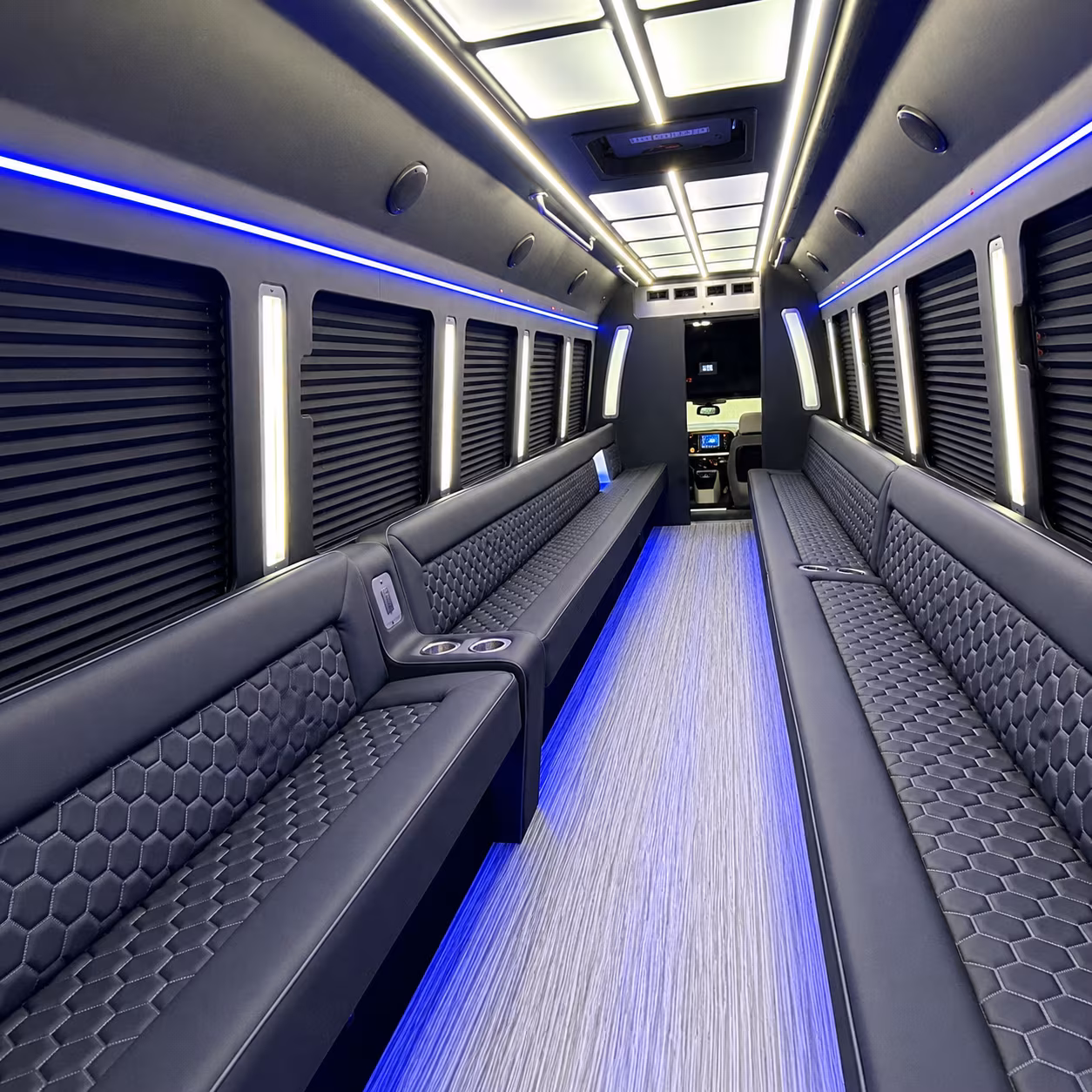 Aurora aurora prom party bus rental party bus exterior