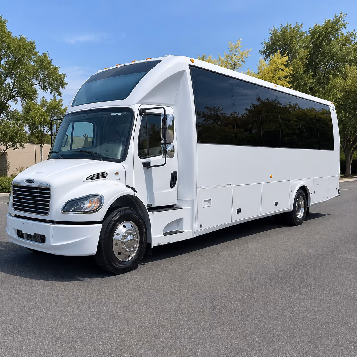 Aurora aurora sporting event party bus rental party bus exterior