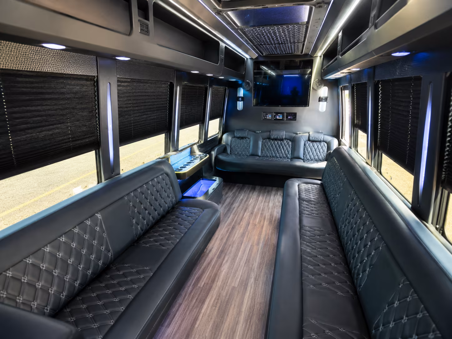 Aurora aurora wedding party bus rental party bus exterior