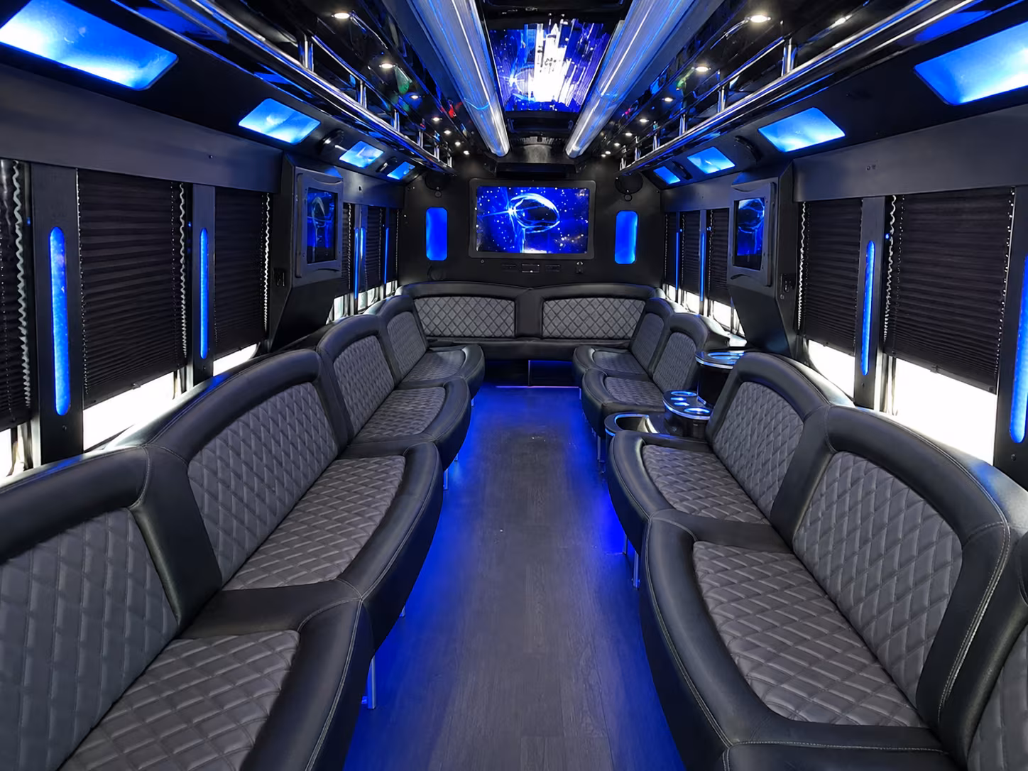 Aurora aurora wedding party bus rental party bus exterior