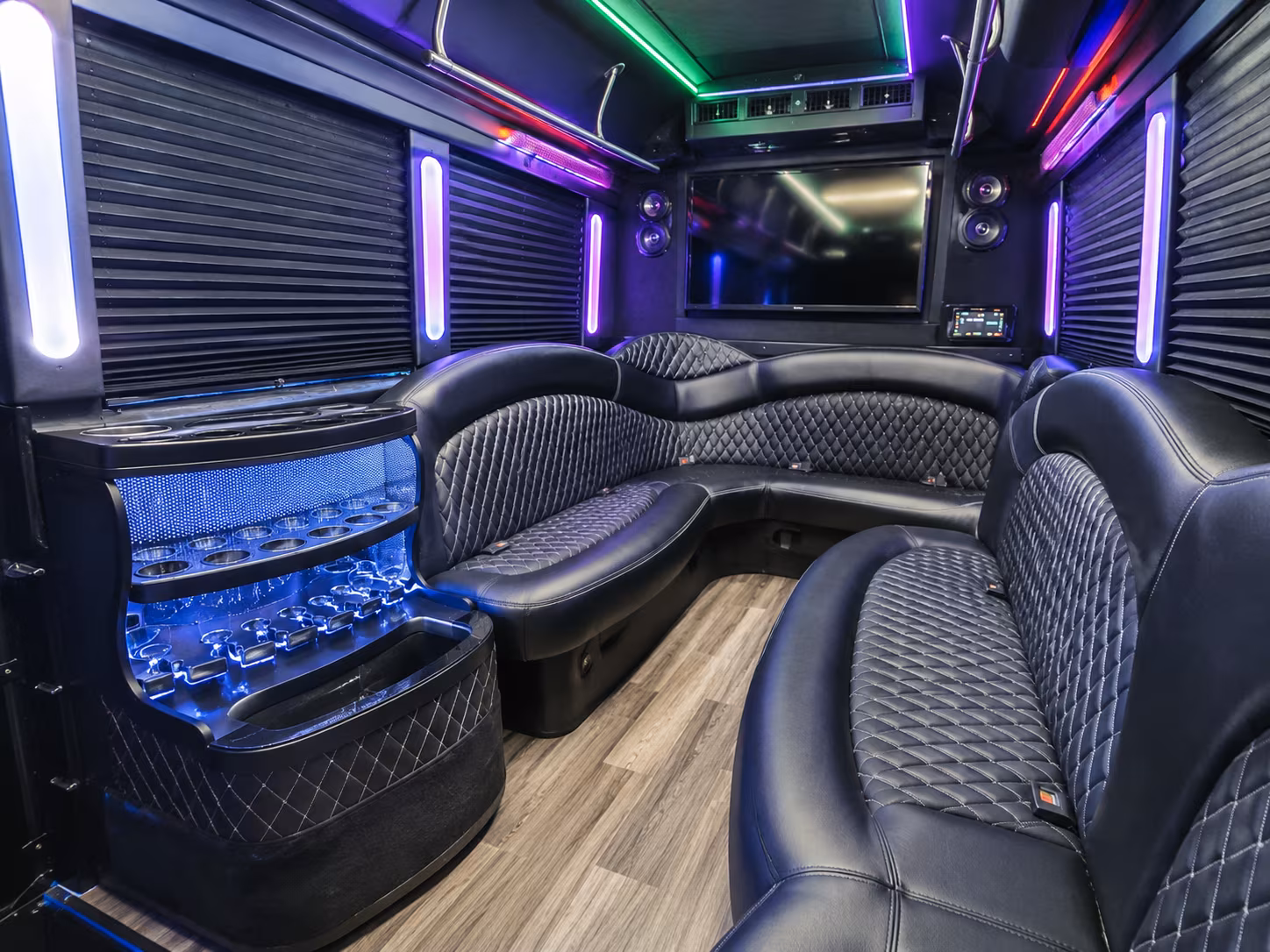 Minibus interior