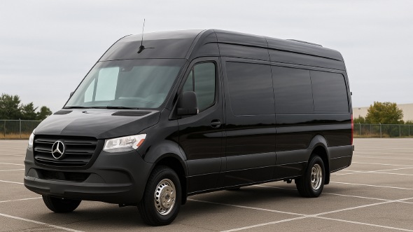 Exterior of Aurora Party Bus Company's 18 Passenger Party Bus in Aurora
