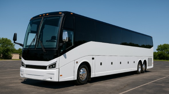Exterior of Charter Bus Company Centennial's 40 Passenger Party Bus in Centennial