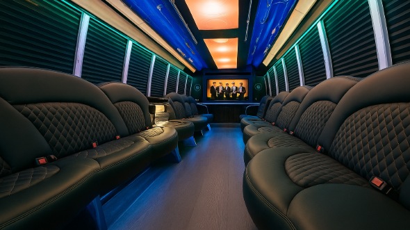 aurora 40 passenger party bus rental