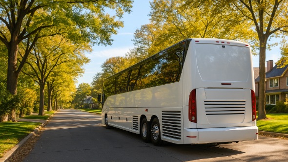 aurora sporting event transportation charter bus rental